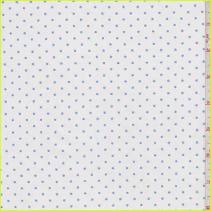 White/Sky Dot Cotton Fabric